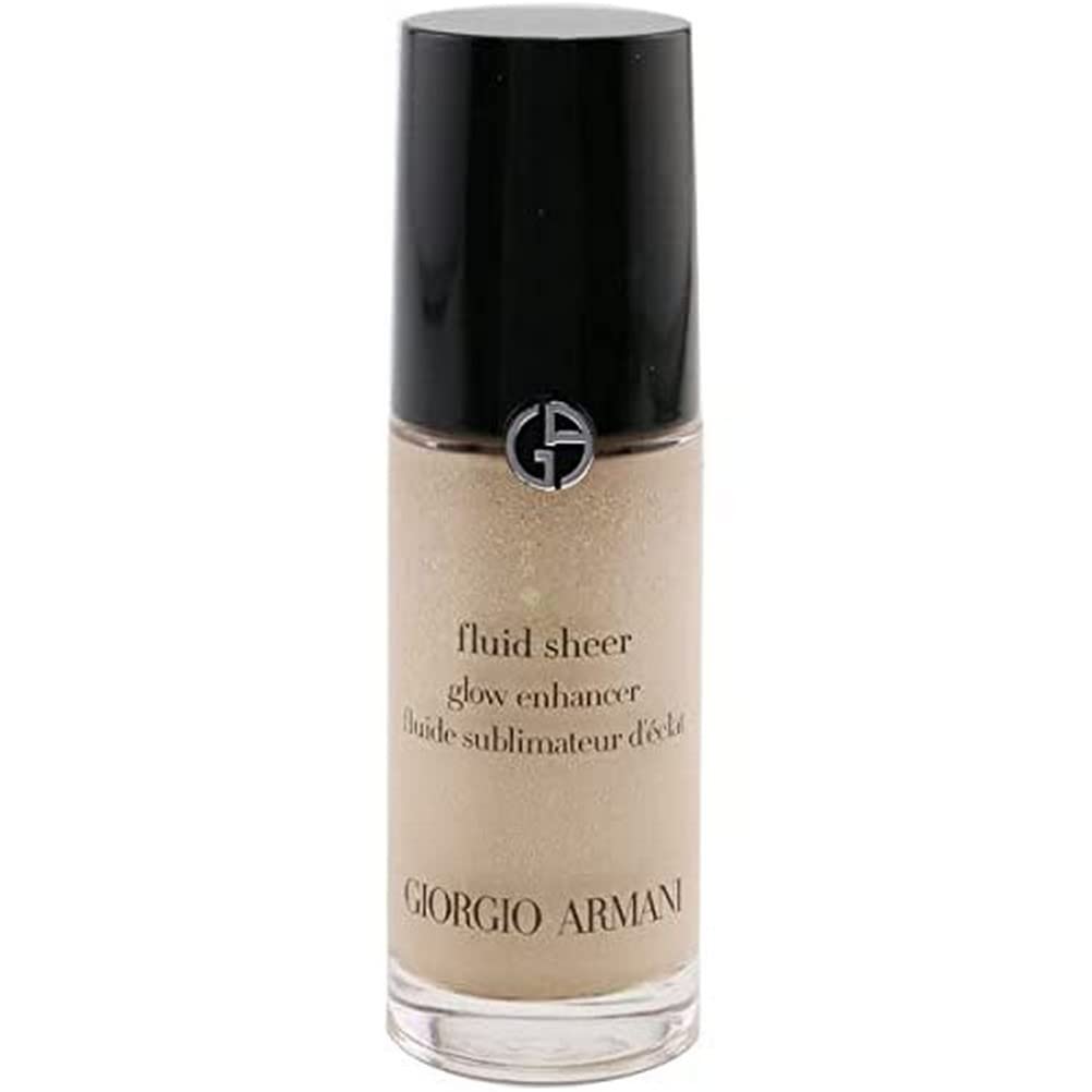 Fluid Sheer Glow Enhancer - 02 Champagne by Giorgio Armani for Women - 0.6 oz Makeup