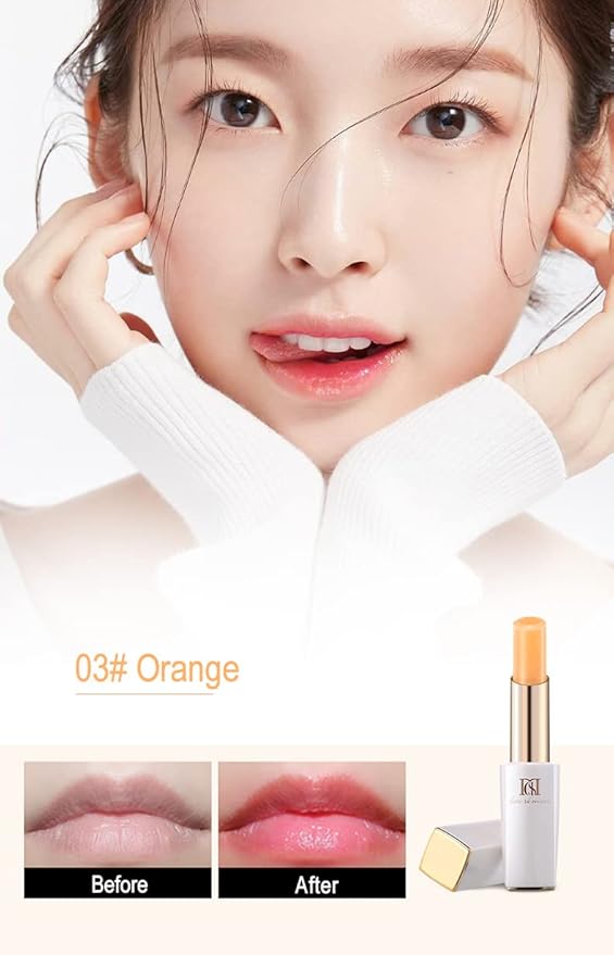 Lip Balm Hydrating Lip Conditioner Soothing Moisturize Lip Care Lip Butter 0.12 OZ Orange