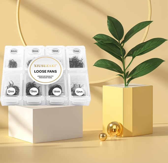 Premade Fans Eyelash Extensions 600 Fans 16D Volume Lash Extensions 0.07 Thickness Soft Fluffy Black False Eyelash