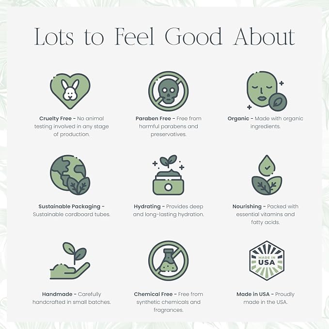 Organic Tallow Lip Balm (Citrus Bouquet) from 100% Grass Fed Cows. Super hydrating with Tallow, Olive Oil, Honey, and Beeswax. Sustainable Cardboard Tubes & Hand Filled. Jumbo Size 0.5 oz.