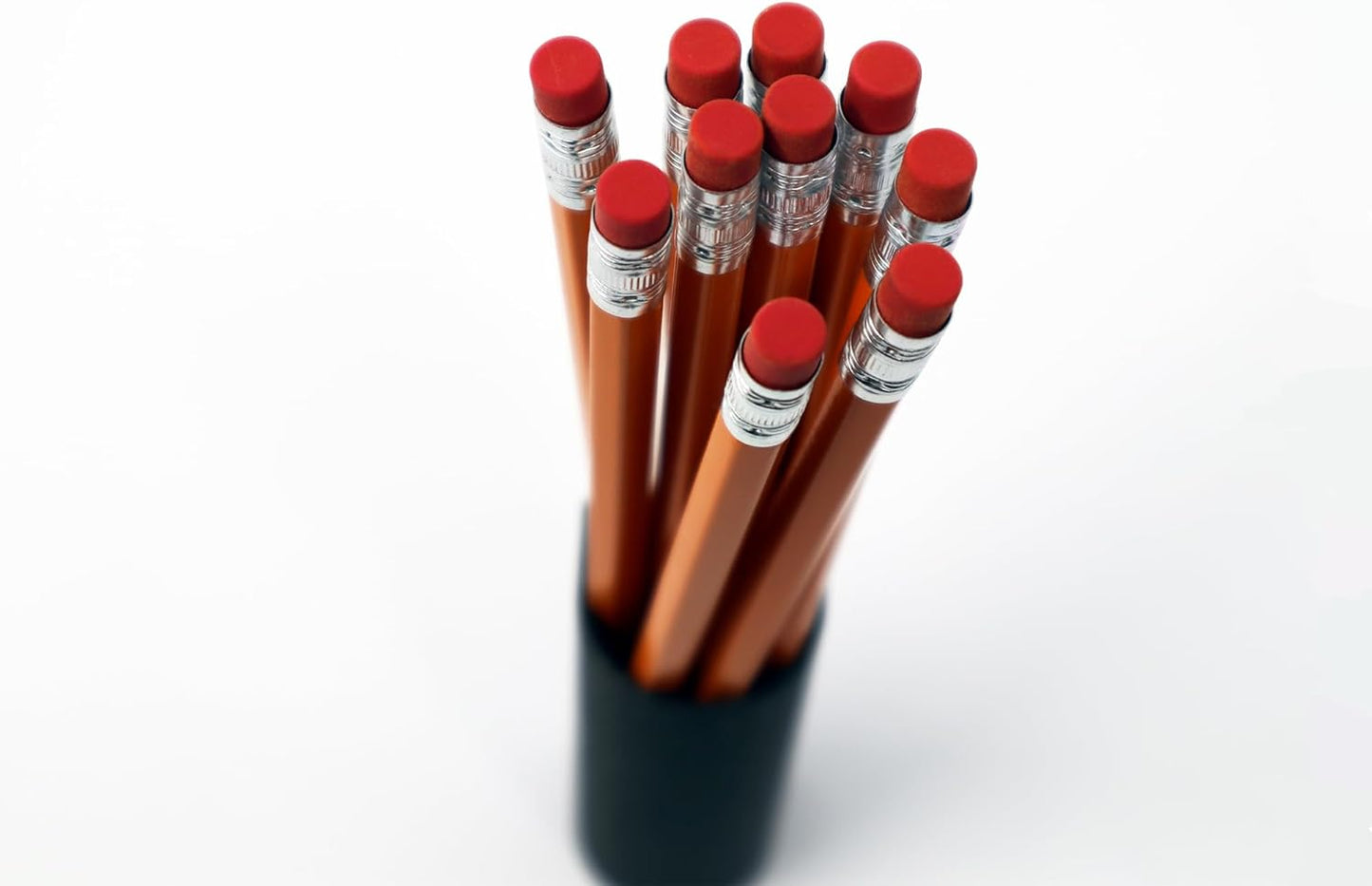 Magnetic Pen Holder, Marker Holder and Pencil Holder for Refrigerator, Locker, Whiteboard or Desk (Small, Pumpkin, Set of 2)