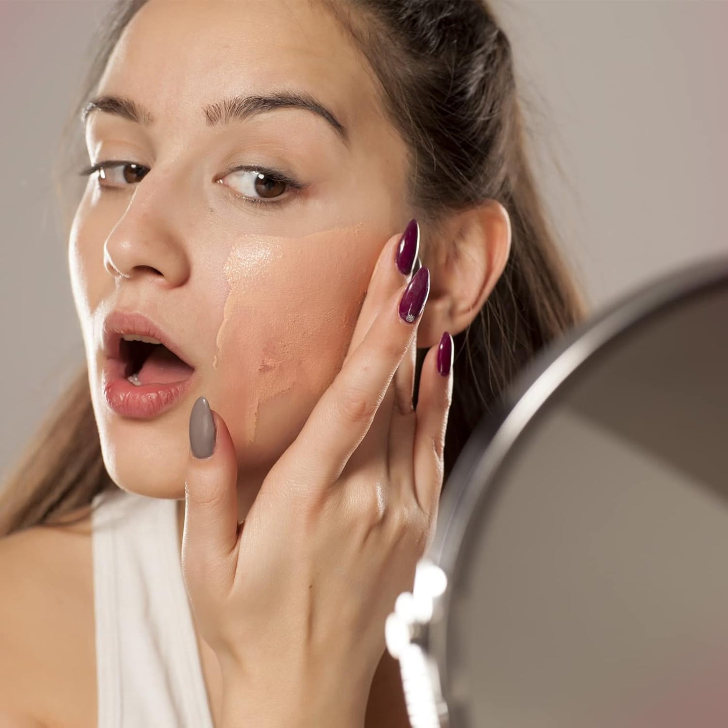 Boobeen Hydrating BB Cream, Full-Coverage Foundation & Concealer, Color Correcting Tinted Moisturizer BB Cream for All Skin Types - Evens Skin Tone (2 Pcs)