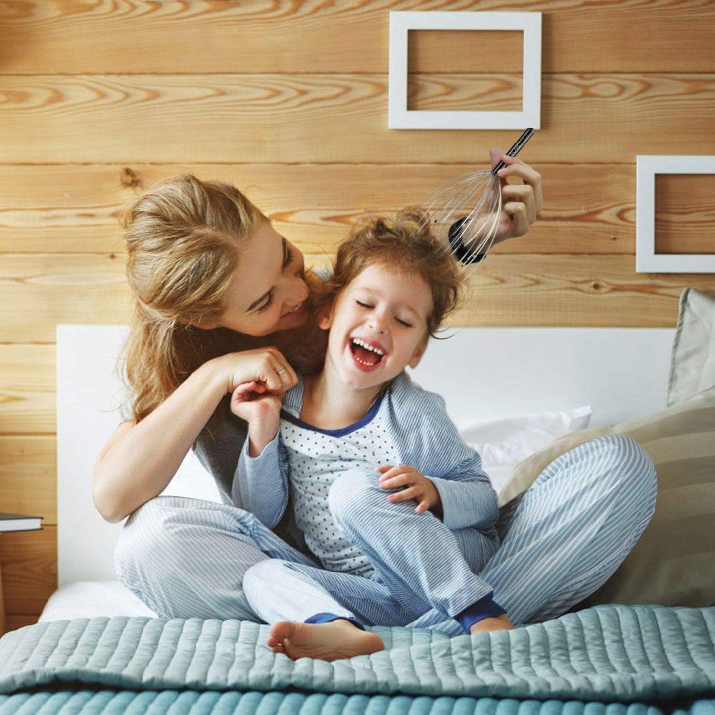 NICEMOVIC White Elephant Gifts for Adults, Head Massager Scalp Scratcher Stocking Stuffers Funny Gifts for Men Women 20 Fingers Head Scalp Massager Back Scratcher Small Gift for Thanksgiving Birthday