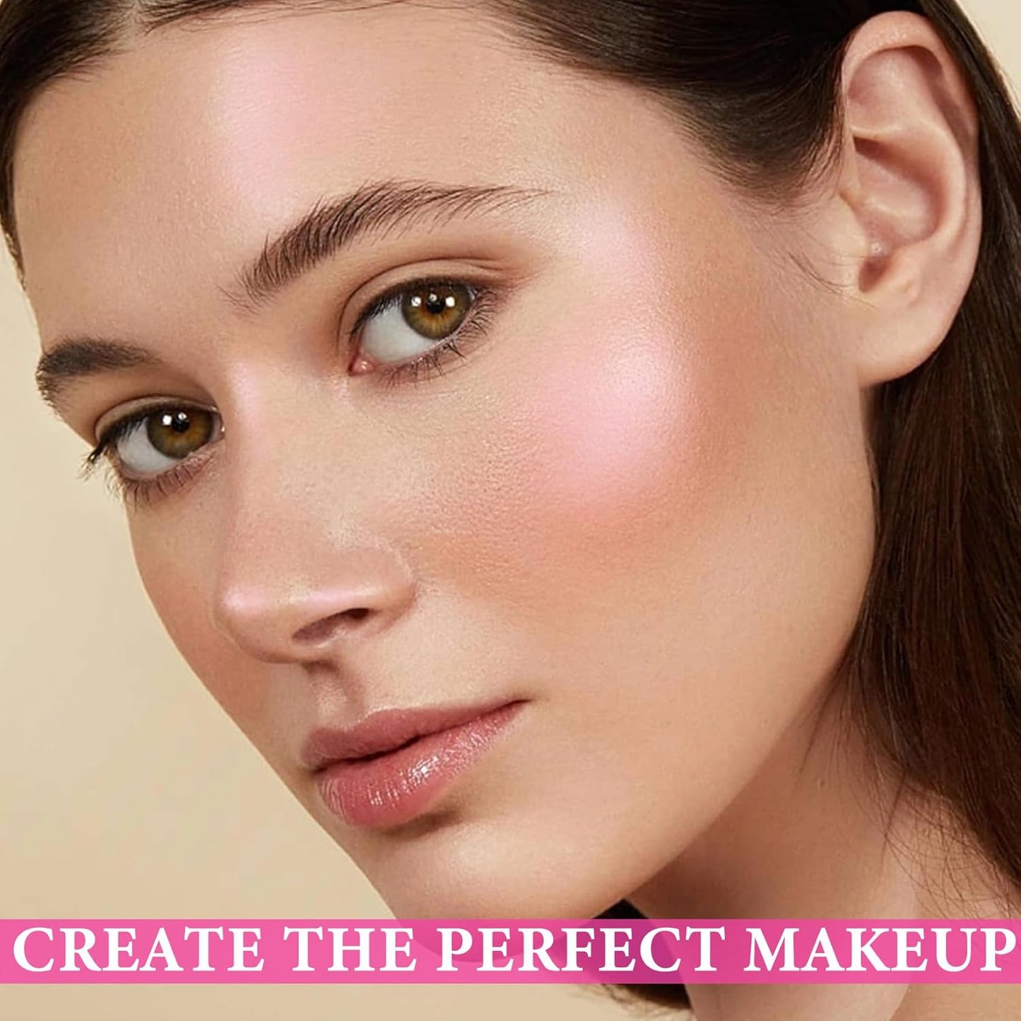 Cream Contour Stick,Shimmer Stick Long Lasting Non-greasy Cream Contour Bronzer Stick,Lightweight Concealer Waterproof Face Contouring Makeup Pen for Women(01#)