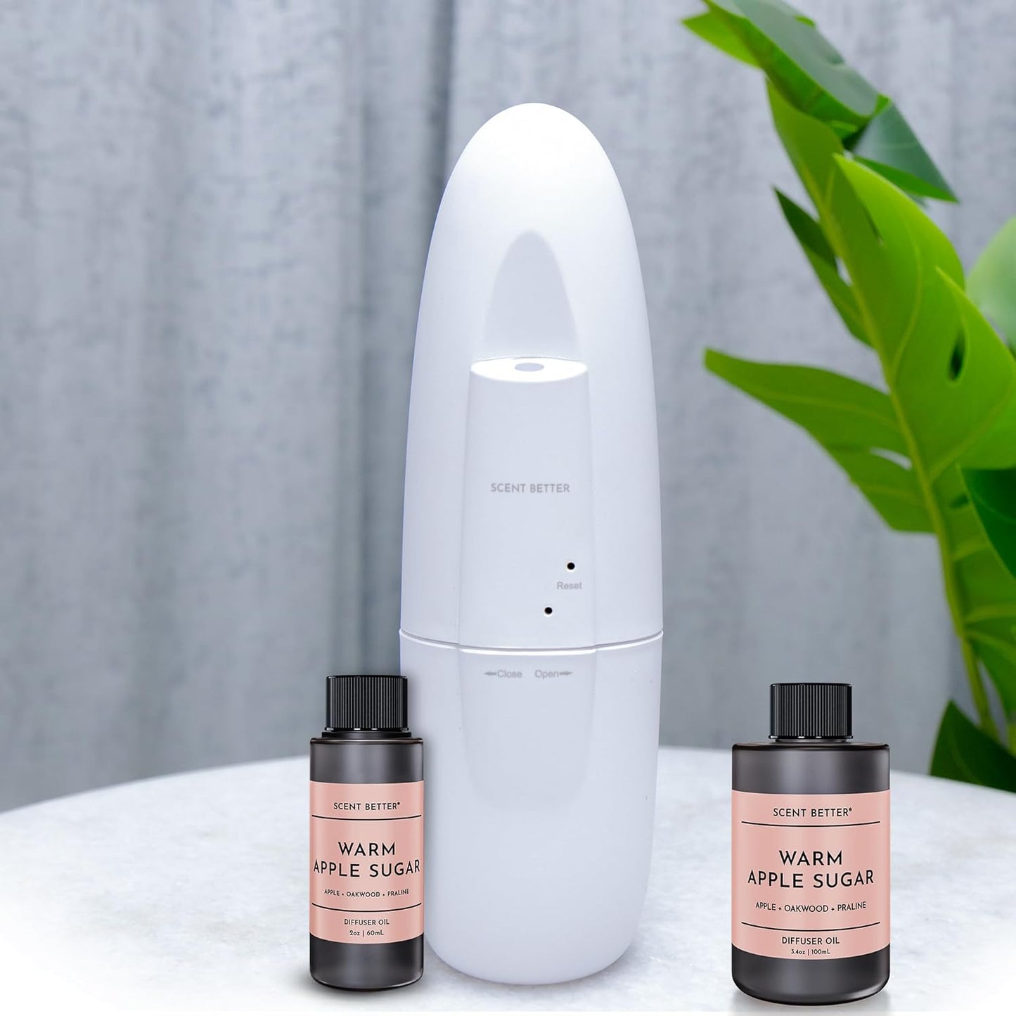 Scent Better Warm Apple Sugar Aroma Essential Oil Blend: an Aromatherapy Blend of Apple, Oakwood, and Praline for Ultrasonic Diffusers & Nebulizers (2 Fl Oz, 60 mL)