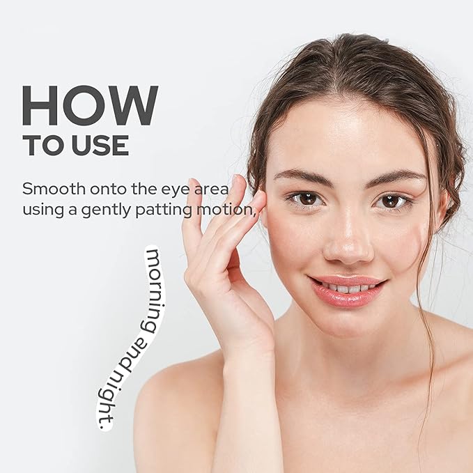 DUFT & DOFT Vgene Hydro Firming Lifting Booster Eye Cream - Anti Wrinkle, Dark Circles, Depuffing with Collagen and Niacinamide 0.9 Fl Oz