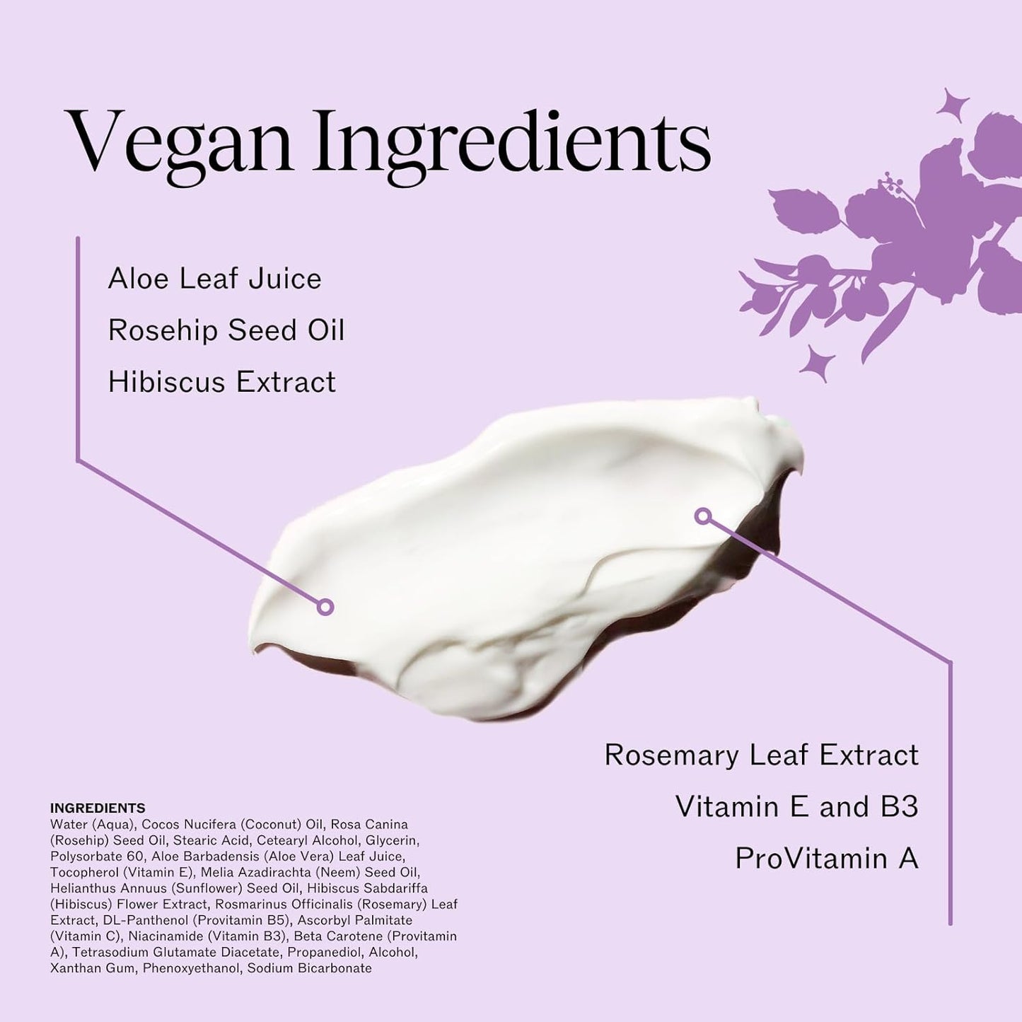 LilyAna Naturals Eye Cream - Eye Cream for Dark Circles and Puffiness, Under Eye Cream, Anti Aging Eye Cream Reduce Fine Lines and Wrinkles (1.7 Ounce (2-pack), Rosehip and Hibiscus (Bottle))