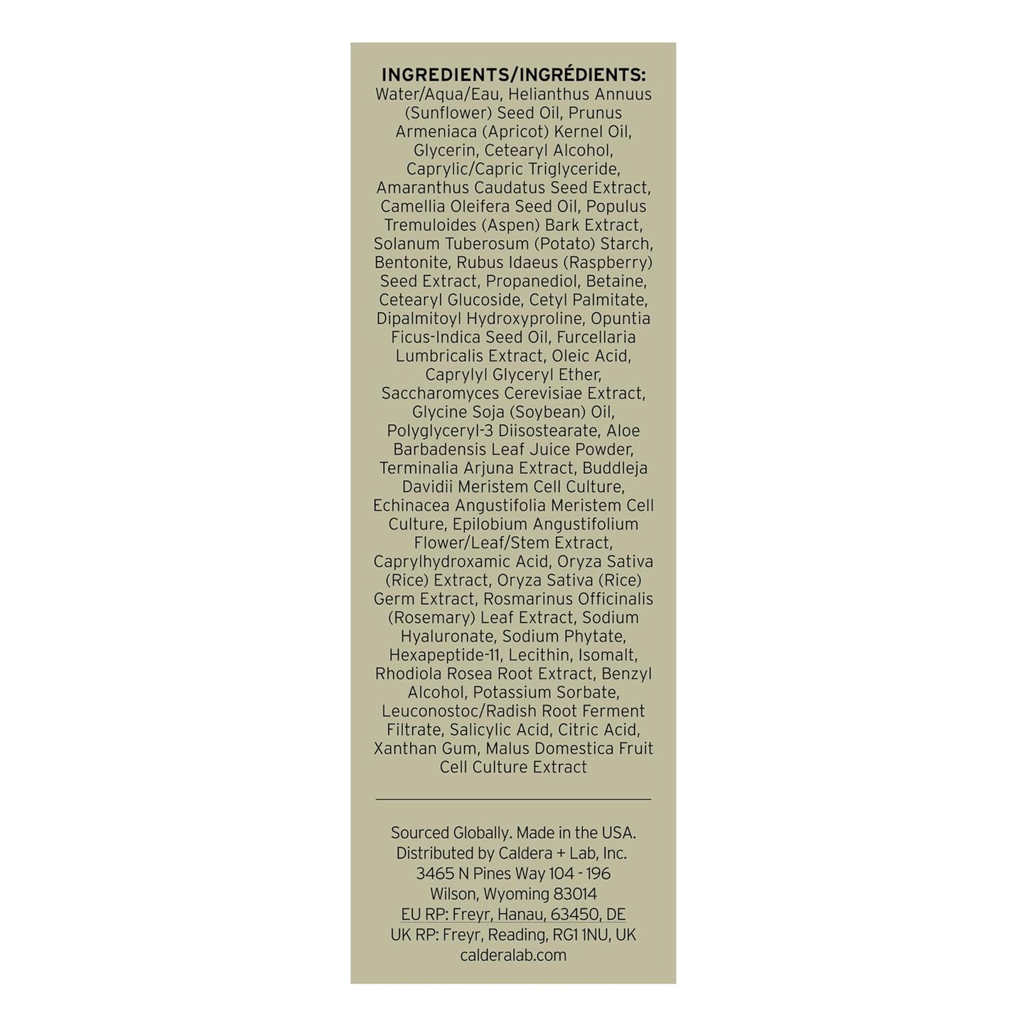 Caldera + Lab The Eye Serum | Men’s Eye Serum formulated for fine lines, dark circles and puffiness.