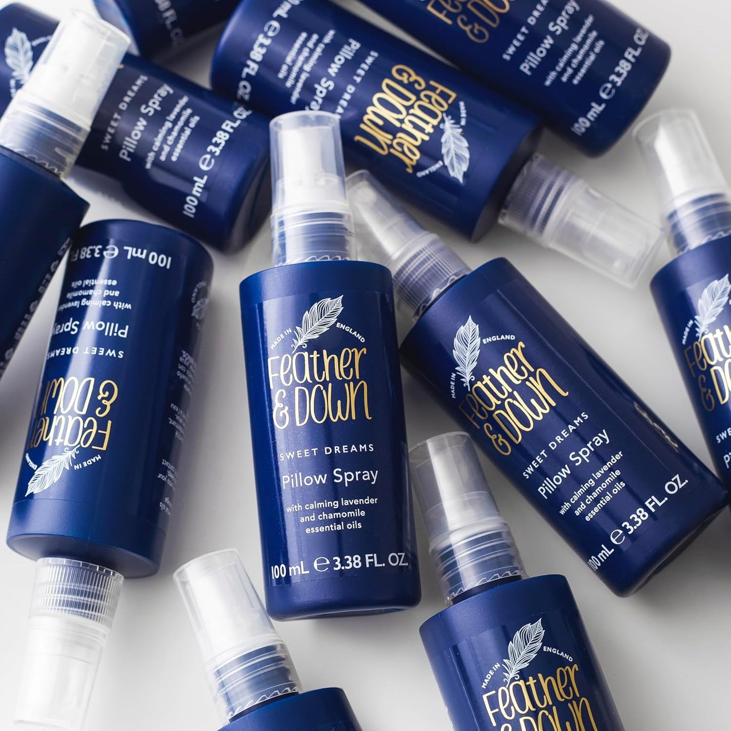 Feather & Down Sweet Dream Relax and Unwind Gift Set (100ml Pillow Spray & 125ml Body Lotion) - With Calming Lavender & Chamomile Essential Oils