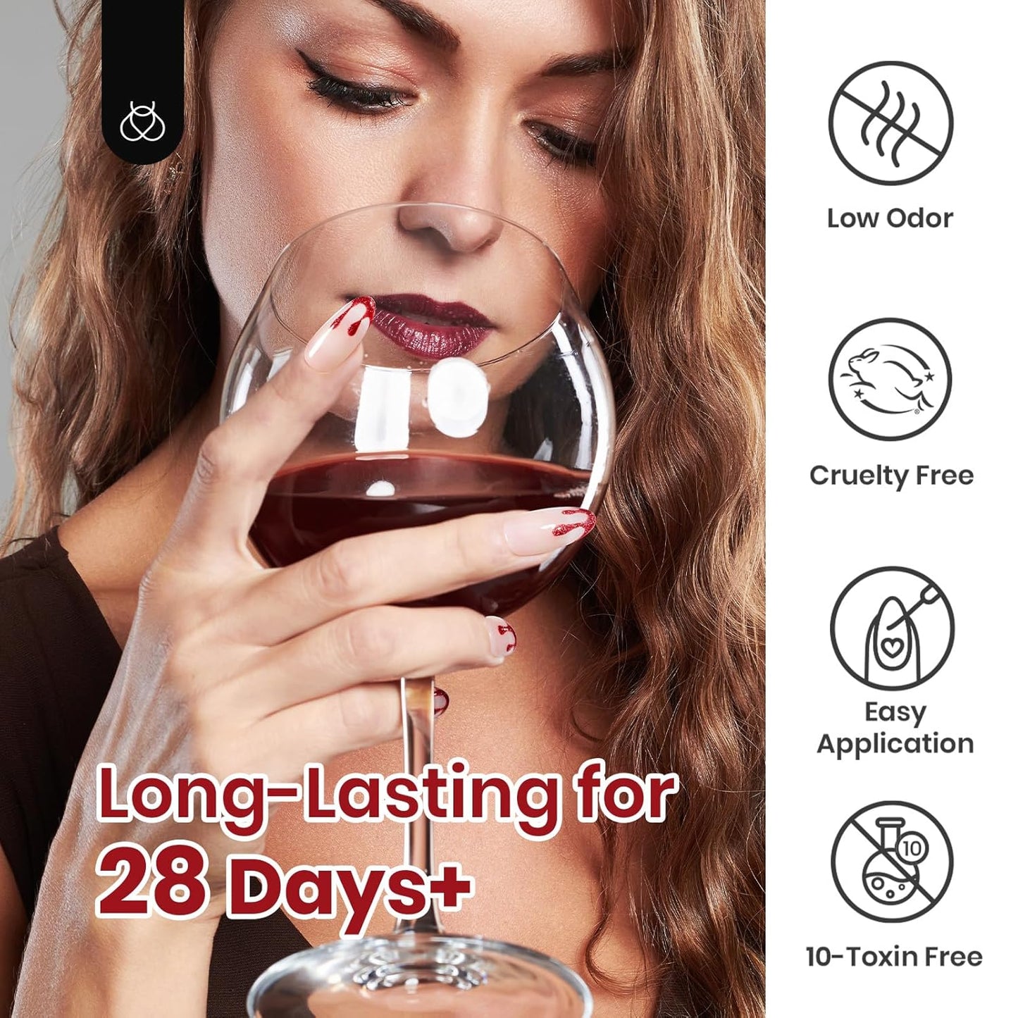 Beetles Red Cat Eye Gel Liner Nail Polish Glitter Gel Nail Art polish French Tip Swirl Nails Art Paint Soak Off UV Lamp Built Thin Nails Brush in Bottle Manicure Gifts for Women