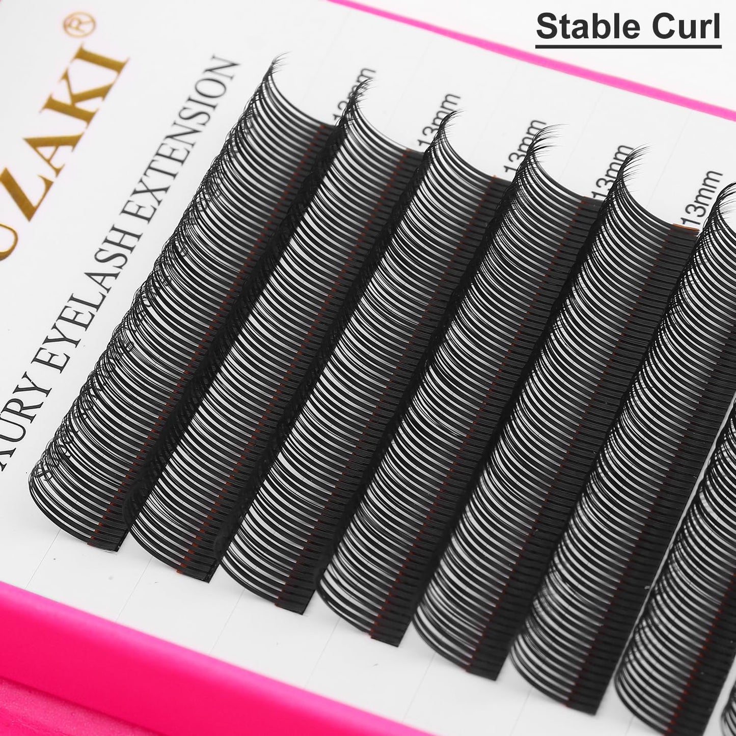 5D Flower Lash Extensions Spikes Lashes 0.07 Matte Black D Curl Lashes 9mm Volume Eyelash Extension Lash Trays Professional Use(5D Flower,0.07-D,9mm)