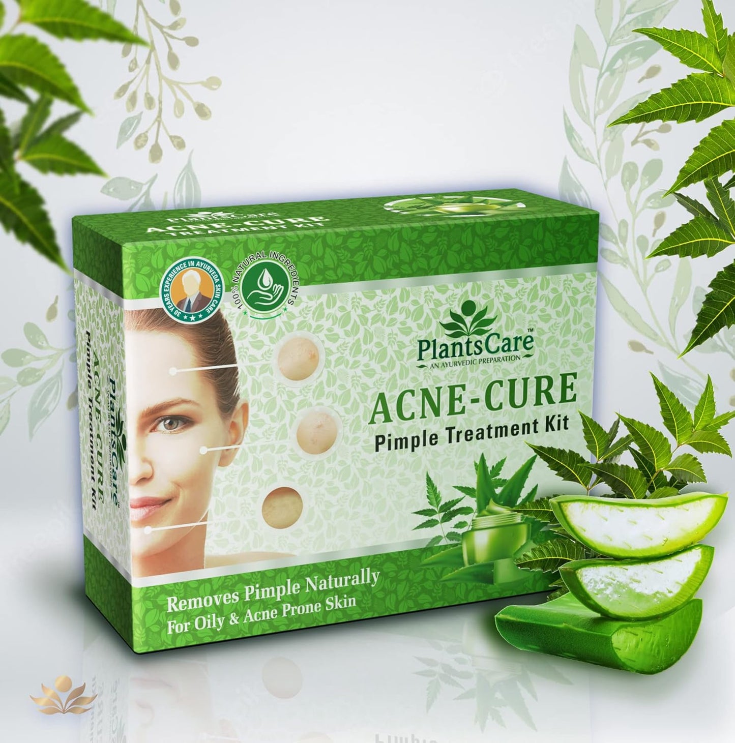 Plants Care Acne cure pimple treatment kit 140+165ml