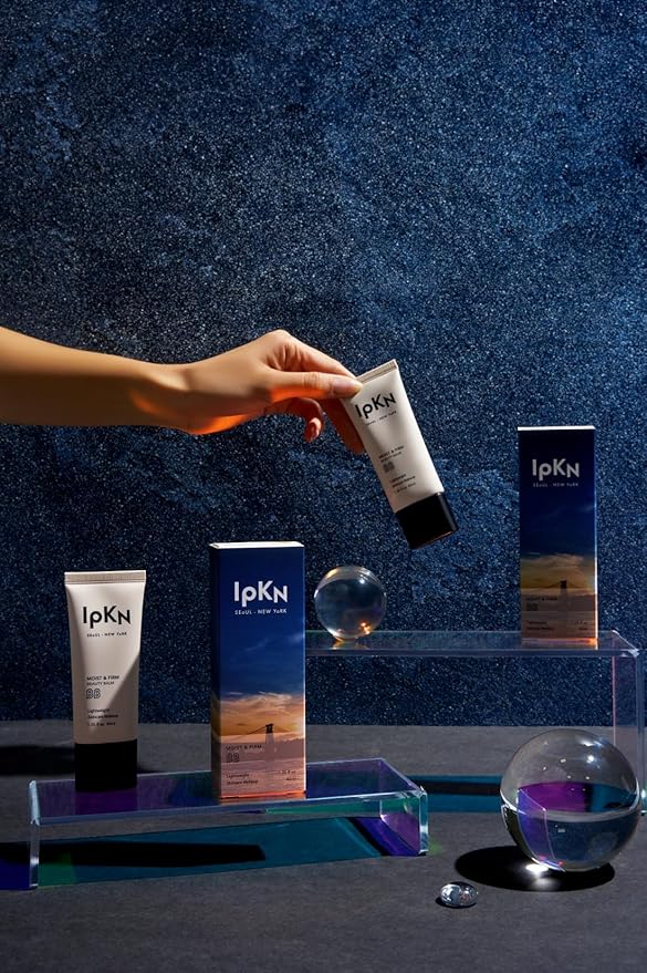 IPKN Moist & Firm BB Cream - Ultra-Hydrating Daily BB Cream with or without SPF40 - Lightweight, Non-Greasy Face Base with Antioxidants for Smooth, Radiant Skin