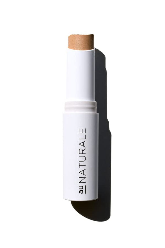 Completely Covered Creme Concealer (Almond) By AU NATURALE COSMETICS | Weightless, Creaseless Perfection | Vegan, Gluten-Free | Ethically Crafted with Meadowfoam Seed Oil for Full-spectrum of Color