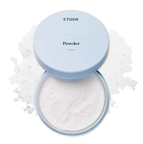 ETUDE Sebum Soak Powder 5g (23AD) | Makeup Powder for Oily Face with Sebum Control, Soft Skin Effect and Matte Finish | Flawless Long-Lasting Make up | Kbeauty
