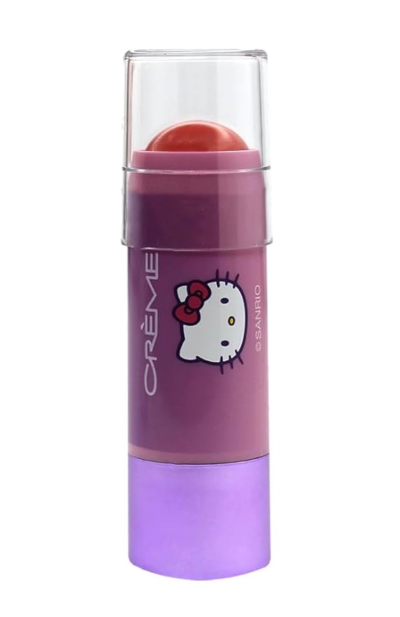 The Crème Shop X HELLO KITTY(PURPLE) 2-IN-1 LIP AND CHEEK TINTED STICK - PRETTY BOW, Pink