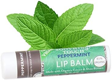 Soothing Touch Lip Balm with Organic Cocoa & Peppermint - 0.25 oz