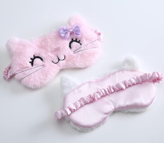 Sanrio Hello Kitty Sleep Eye Mask/Hello Kitty Face Sleep Mask/Comfortable and Soft Eye Cover Sleep and Cheese # .3 Tissue