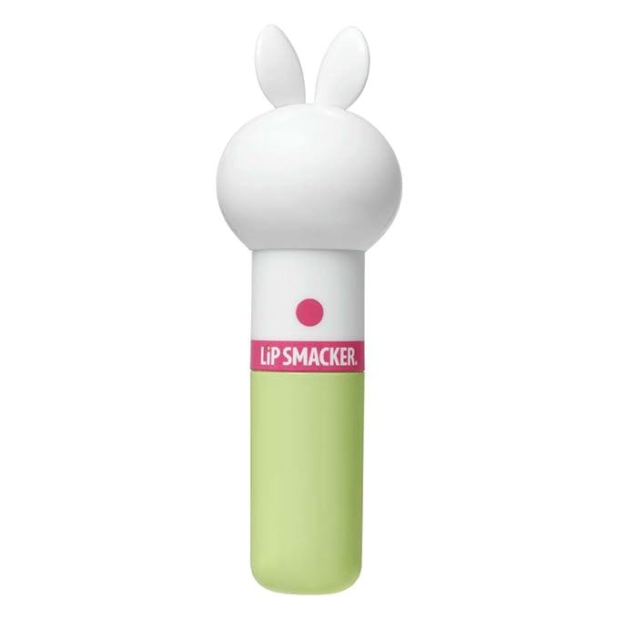 Lip Smacker Lippy Pals Bunny Rabbit, Flavored Moisturizing & Smoothing Soft Shine Lip Balm, Hydrating & Protecting Fun Tasty Flavors, Cruelty-Free & Vegan - Hoppy Carrot Cake