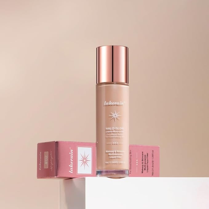 Halo Glow Liquid Face Filter, Complexion Booster For A Glowing, Soft-Focus Look, Infused With Hyaluronic Acid, Vegan & Cruelty-Free 1.06 OZ/31.5ml -03
