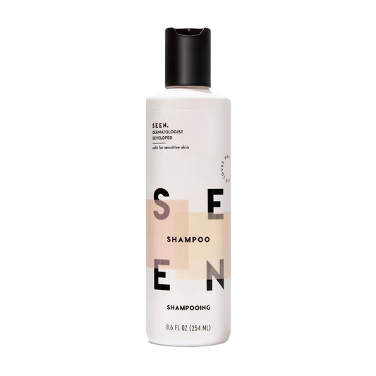 SEEN Shampoo - Scented - Non-Comedogenic & Sulfate-Free Hair Shampoo- Dermatologist-Developed - Safe for Sensitive & Acne Prone Skin