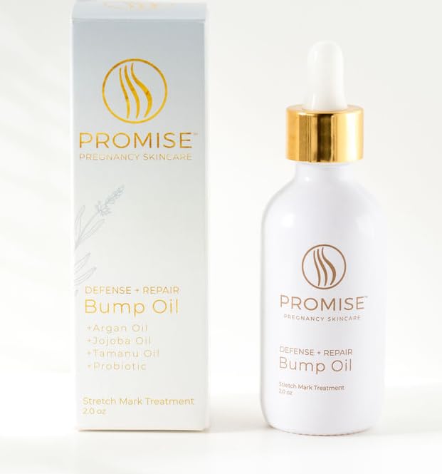 Promise Pregnancy Skin Care Set for Strech Marks, Scars and Dry Skin, Vegan, Non-Toxic, Set