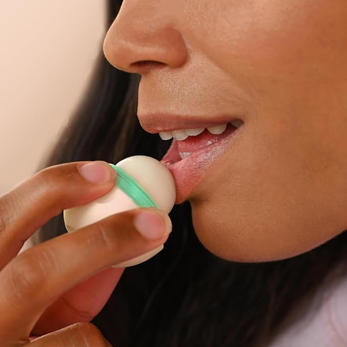 eos 100% Natural Lip Balm- Vanilla Mint, All-Day Moisture, Made for Sensitive Skin, Lip Care Products, 0.25 oz