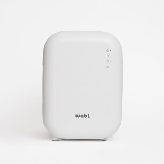 WABI UV LED 3-in-1 Sanitizer & Dryer MINI Box | Disinfect, Dry, & Store Everyday Items, Baby Feeding Gear, and Electronics | Touch Control, LED (No Mercury) | Smart Storage Mode | Fits 4-6 Baby Bottle