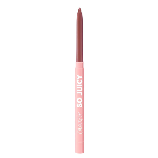 ColourPop So Juicy Plumping Lip Liner with Peptides - Long Lasting Lip Liner for Visibly Plumped & Shaped Lips - Enriched with Smoothing Ceramides & Peppermint - Group Chat (0.01 oz)