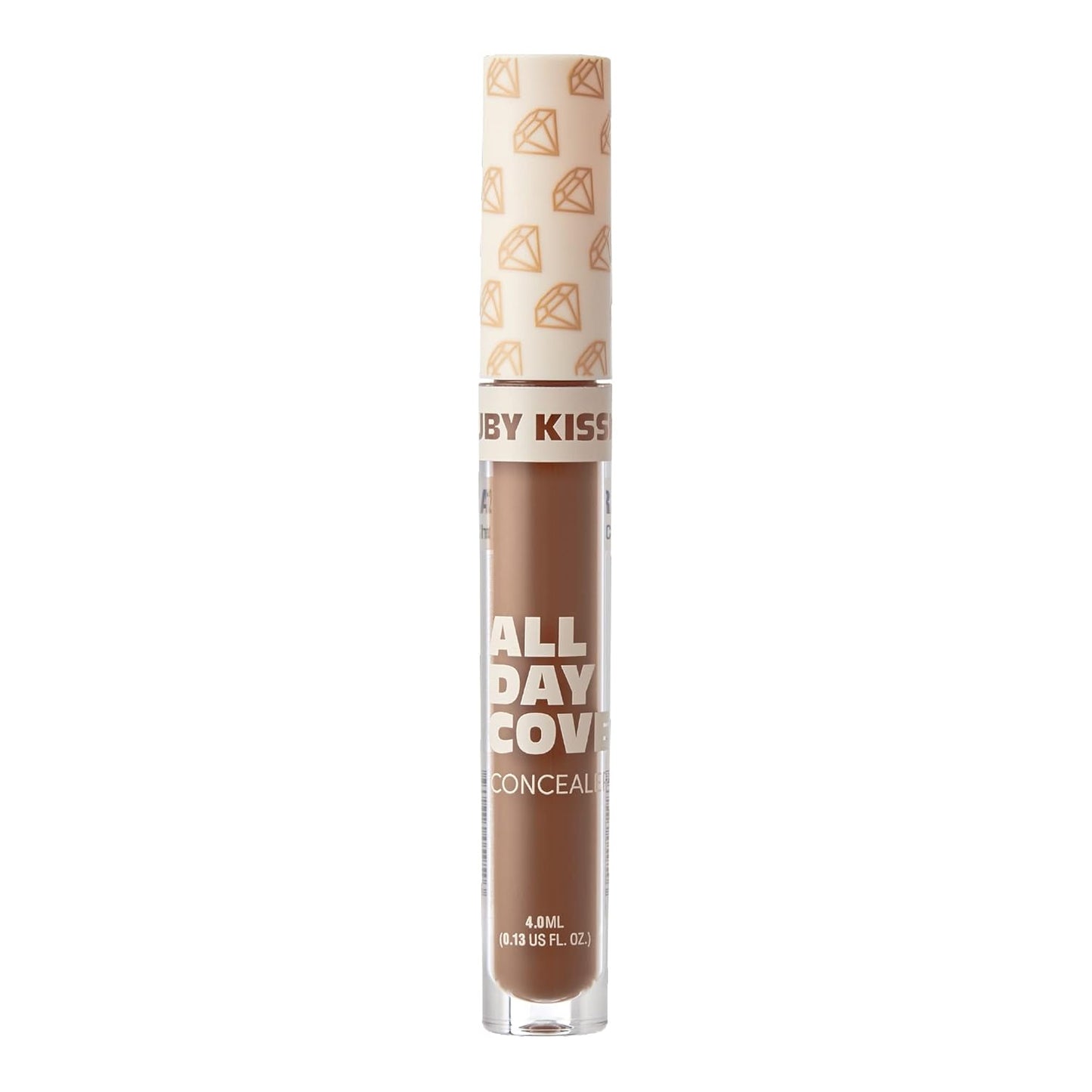 Ruby Kisses All Day Concealer Lightweight Full Coverage Multi-Use Concealer 0.13 Fl Oz (4-3 Chestnut (12))