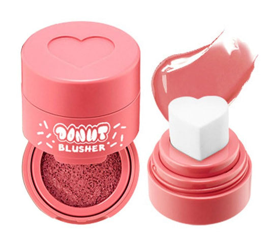 Stamp Liquid Blush Stamp Blush with Heart Shaped Applicator Natural Long Lasting Blush, Light and Airy Makeup for Women (2)
