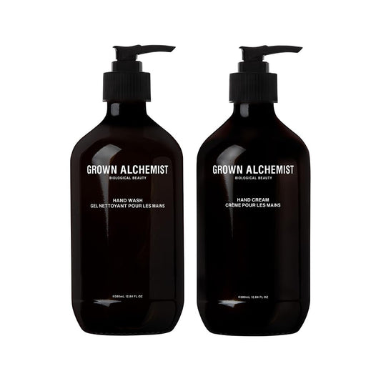 Grown Alchemist Hand Care Kit: Hand Wash & Hand Cream 500mL