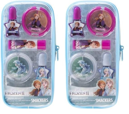 Lip Smacker Disney Frozen II Pouch Makeup Set And Bag For Girls (Pack of 2)