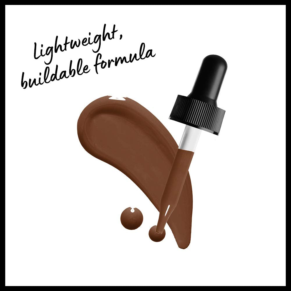 NYX PROFESSIONAL MAKEUP Total Control Pro Drop Foundation, Skin-True Buildable Coverage - Deep Rich