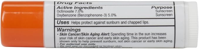 Quantum Health Super Lysine+ Coldstick, Tangerine Flavored - Soothes, Moisturizes, Protects Lips, Herbal Lip Balm, Spf 21, 5 Gm