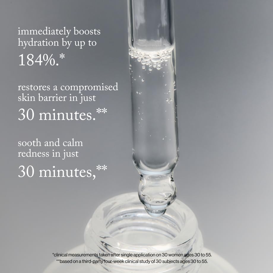 goop Beauty Exosome Hydration Therapy Serum | Hydrating Serum for Plump, Radiant, & Smooth Skin | Cica Leaf Exosomes, Red Sea Moss, & Polyglutamic Acid | 1.0 fl oz