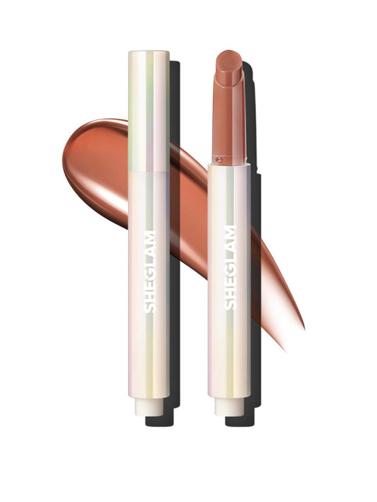 SHEGLAM PoutPerfect Moisturizing Solid Lip Gloss Non Sticky Lipstick with Coconut Oil - In Bloom