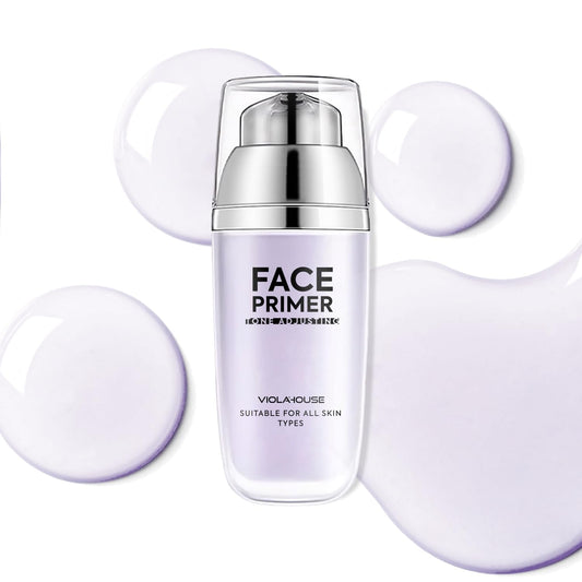 VIOLA HOUSE Face Primer, Tone Adjust Primer For Face Before Makeup-Refined, Bright And Smooth The Skin And Fills Fine Lines (Lavender Purple)