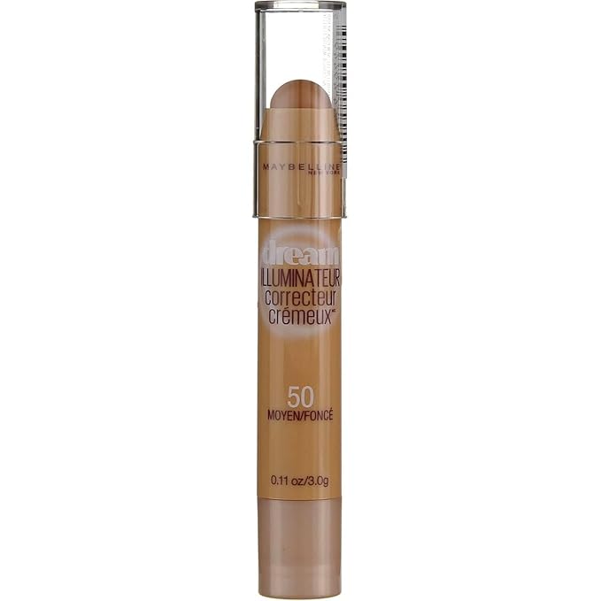 Maybelline New York Dream Brightening Creamy Concealer, Medium/Deep, 0.11 oz.