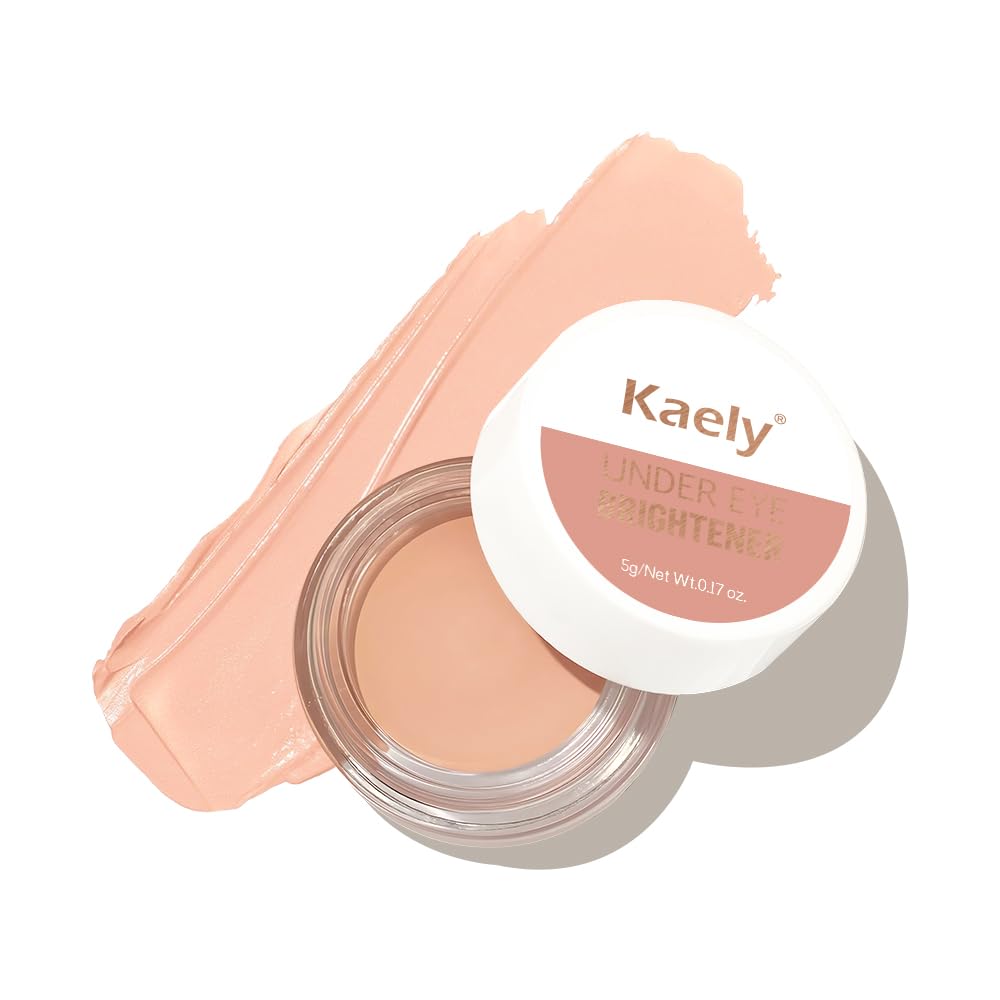 evpct under Eye Brightener, Nourishing Luminous under Eye Concealer Color Corrector for Dark Circles, Waterproof Naturactor Concealer Pot make up for face Eye Ring corrector de ojeras. 09# Vanilla