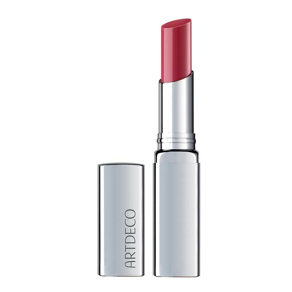 ARTDECO Color Booster Lip Balm in rose - nourishing lip balm with color-adapting pigments - lip plumper with spearmint flavor - prevents dryness & chapping - lip care with kernel oil - 0.1 Oz
