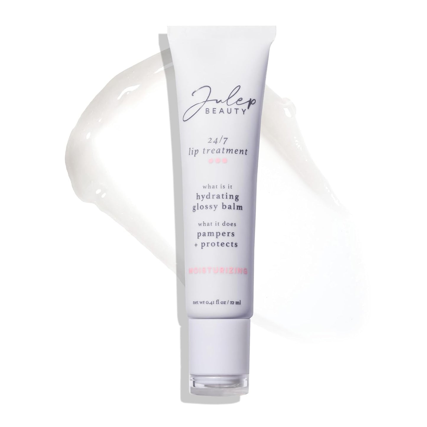 Julep 24/7 Lip Treatment – Hydrating & Glossy Lip Balm and Lip Sleeping Mask with Shea Butter – Moisturize, Protect & Soothe – Vegan & Cruelty-Free - Clear