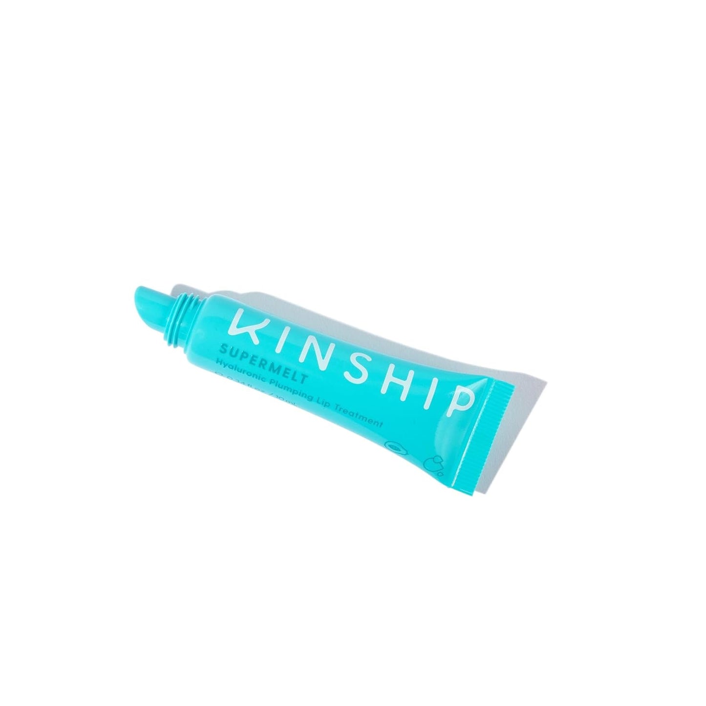 Kinship Supermelt Lip Plumping Jelly Mask - Moisturizing Daily Lip Treatment + Hyaluronic Acid - Hydrating + Exfoliating Lip Gloss - Soft, Smooth, Plump - Quick Melting Balm - Soothe Dry Lips (.3 oz)