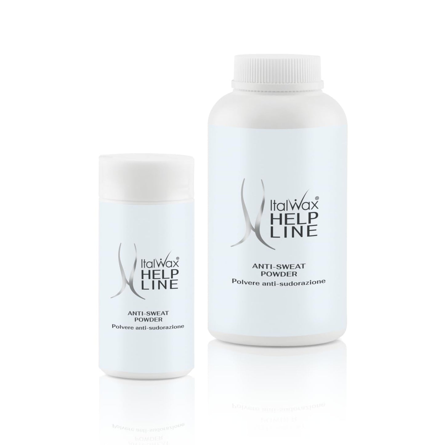 Italwax Help Line Anti-Sweat Powder 1.06 oz (30g) – Soothing Kaolin Formula – Prepares Skin for Waxing – Controls Moisture – For Professional and Home Use