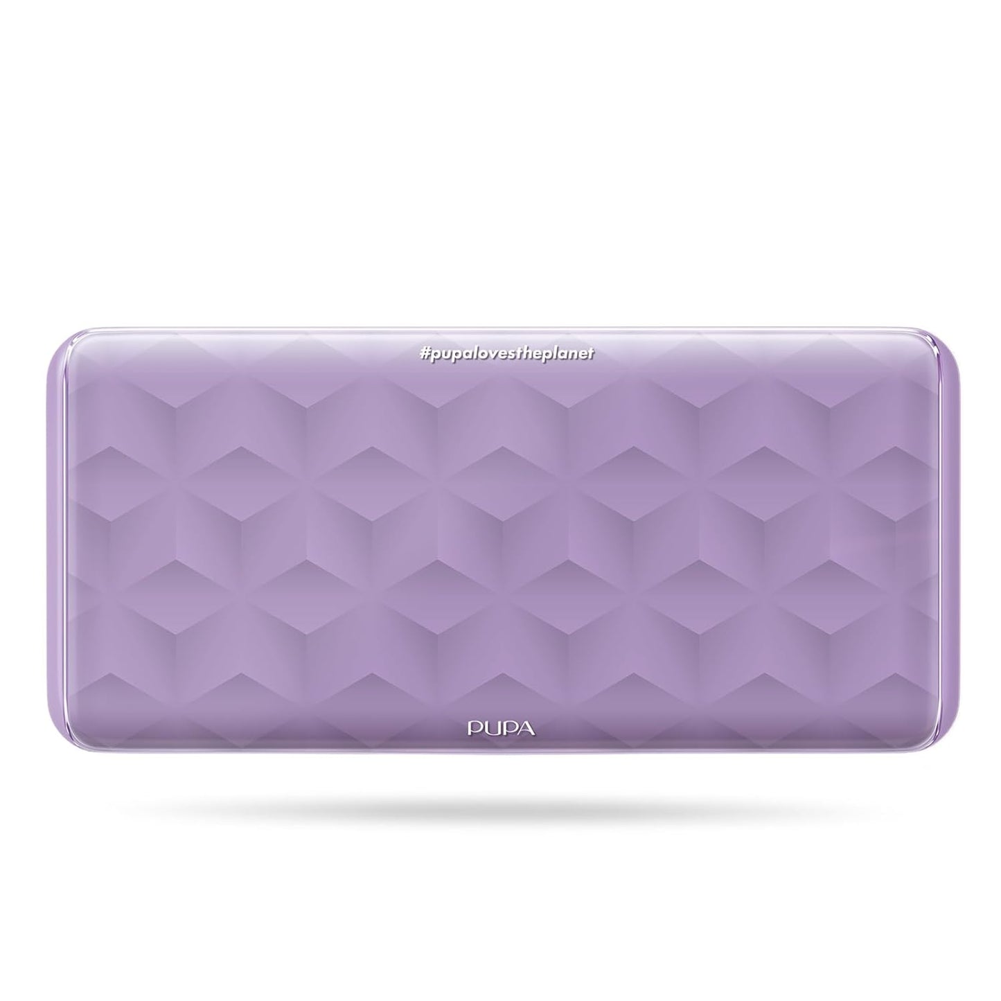 Pupa Milano Make-Up Palette L, 001 Lilac, 0.71 oz - 18 Pan Eyeshadow and Blush Palette, Matte, Shimmer, Metallic Finishes - Blendable Velvety Texture Blush Powder - Talc-Free - Eco-Friendly Packaging