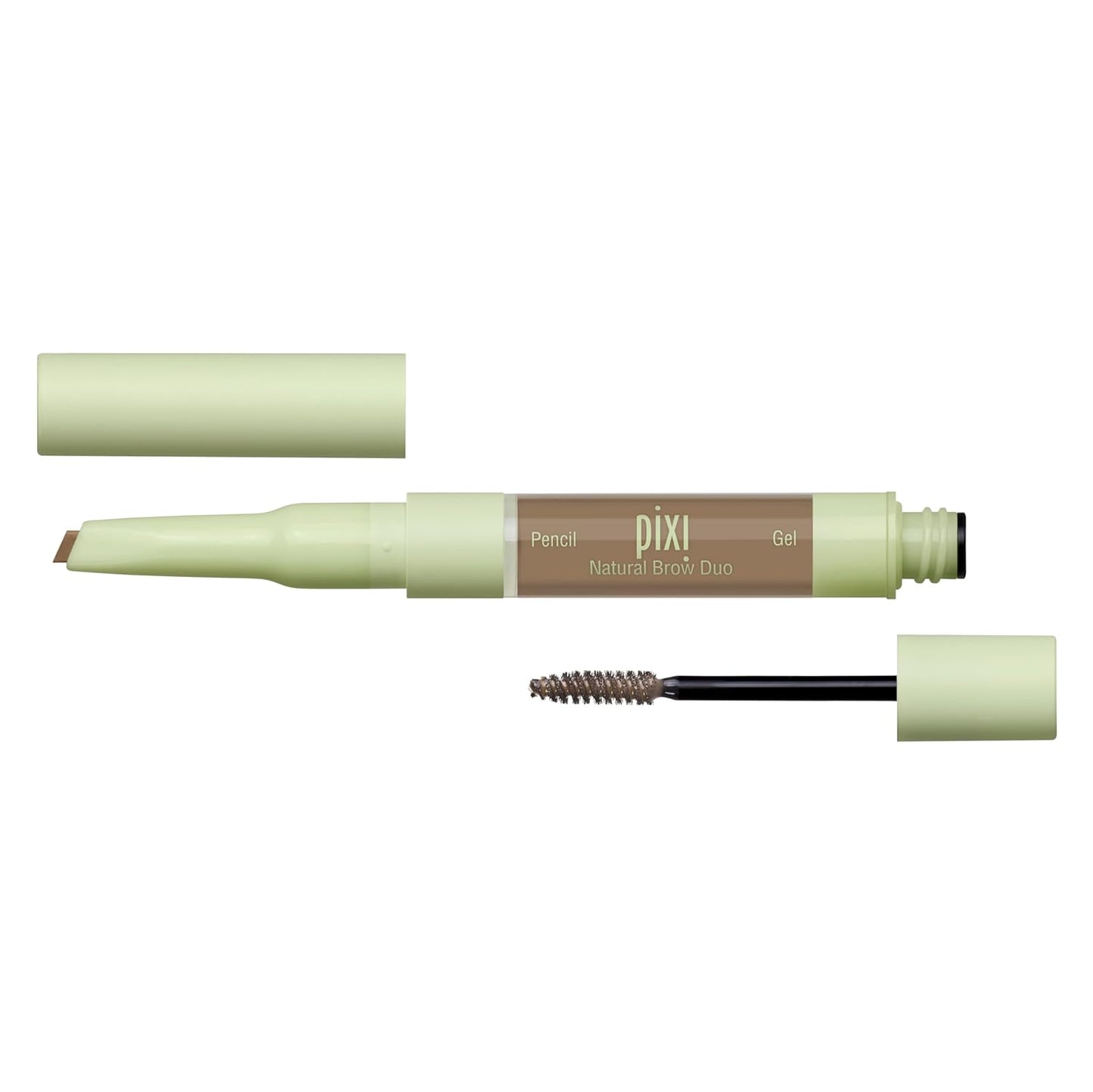 Pixi Natural Brow Duo - Natural Brown, 0.2oz