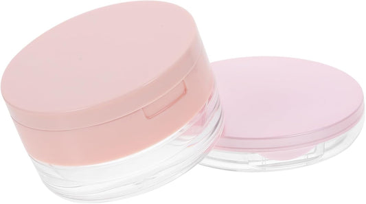 Compact Case Makeup 2pcs Empty Cushion Compact Body Container with Elastic Mesh