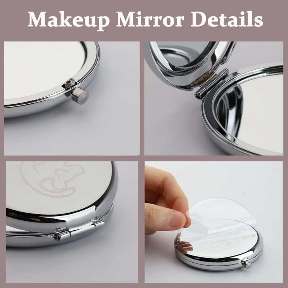 TGBJE Eye Lash Pocket Mirror Lashes Girl Gift I TEND to Lash Out Compact Mirror for Women Girls Beautician Gift (lash out mirror)