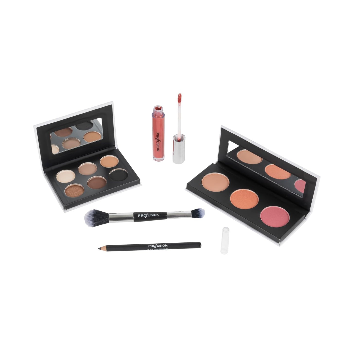 Profusion Cosmetics Complete Face Sculpting Collection for Festive Glam, Indulge in Luxury with Ultimate Makeup kit and Achieve Stunning Looks for Glamorous Holiday (Peach)