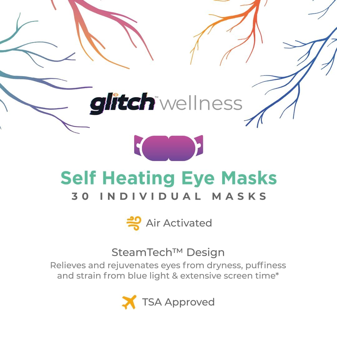 Steamtech Self Heated Dry Eye Masks - 20 Eye Doctor Approved Warm Eye Compress for Dry Eyes - Disposable Eye Mask for Fatigue & Dryness – Perfect Dry Eye Relief Product, Spa Experience